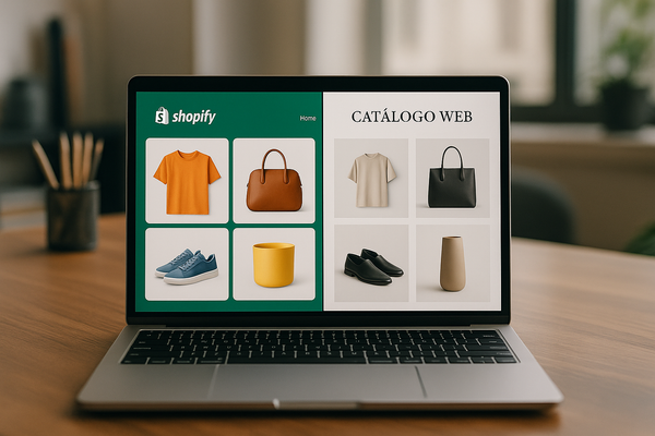 Shopify vs Catálogos Web: ¿Cuándo necesitas menos e-commerce y más catálogo?